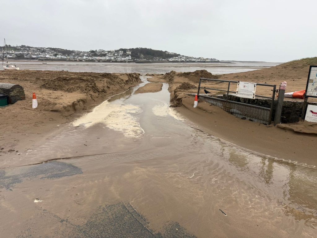 Instow saved from flooding